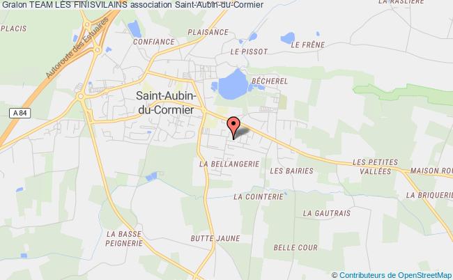 plan association Team Les Finisvilains Saint-Aubin-du-Cormier