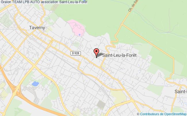 plan association Team Lpb Auto Saint-Leu-la-Forêt