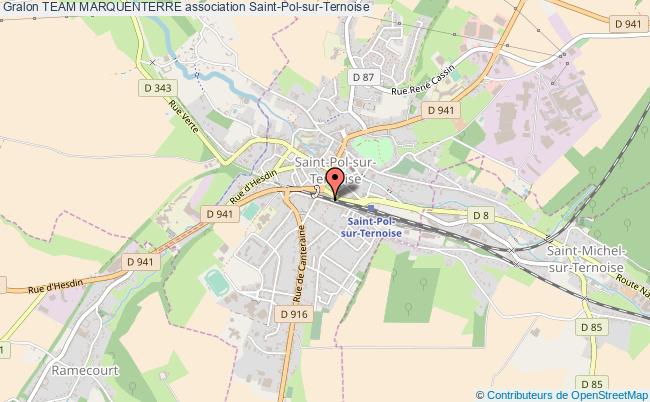 plan association Team Marquenterre Saint-Pol-sur-Ternoise