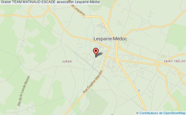 plan association Team Matinaud Escade Lesparre-Médoc