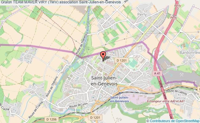 plan association Team Maver Viry (tmv) Saint-Julien-en-Genevois