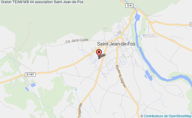 plan association Team Mb 44 Saint-Jean-de-Fos