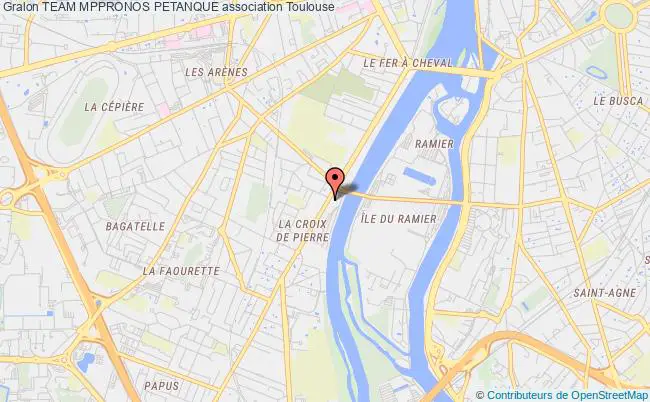 plan association Team Mppronos Petanque Toulouse
