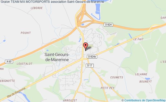 plan association Team Mx Motorsports Saint-Geours-de-Maremne