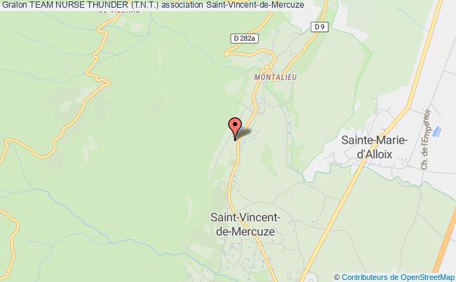 plan association Team Nurse Thunder (t.n.t.) Saint-Vincent-de-Mercuze