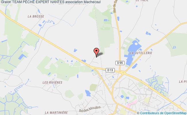 plan association Team PÊche Expert Nantes Machecoul-Saint-Même