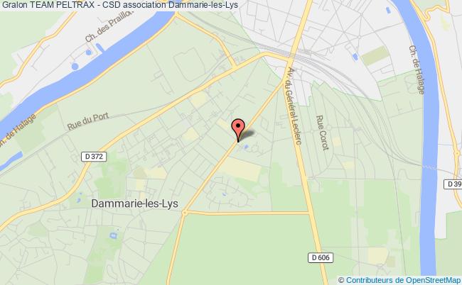 plan association Team Peltrax - Csd Dammarie-les-Lys