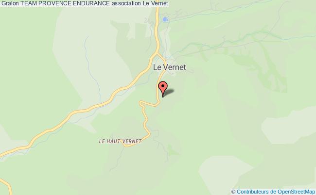 plan association Team Provence Endurance Le Vernet