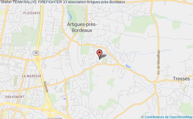 plan association Team Rallye Firefighter 33 Artigues-près-Bordeaux