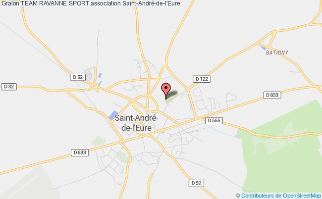 plan association Team Ravanne Sport Saint-André-de-l'Eure