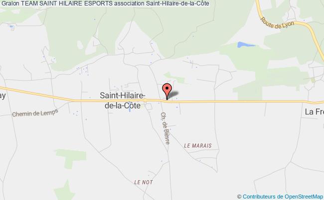 plan association Team Saint Hilaire Esports Saint-Hilaire-de-la-Côte