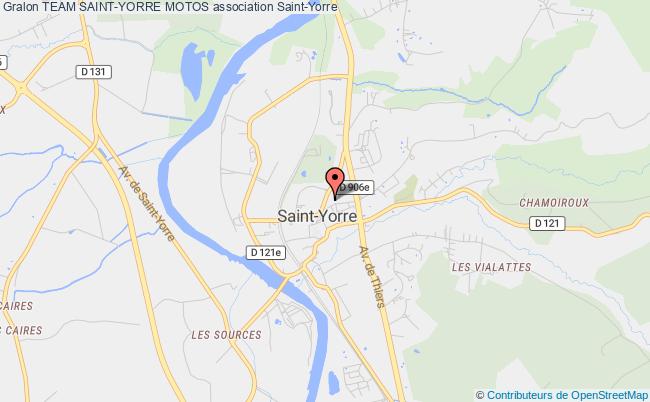 plan association Team Saint-yorre Motos Saint-Yorre