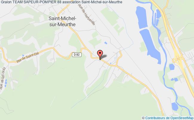 plan association Team Sapeur-pompier 88 Saint-Michel-sur-Meurthe