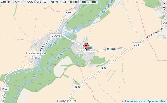 plan association Team Sensas Saint-quentin Peche Castres