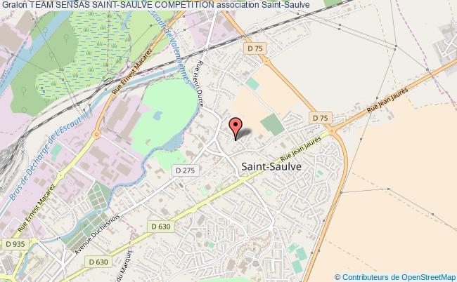 plan association Team Sensas Saint-saulve Competition Saint-Saulve