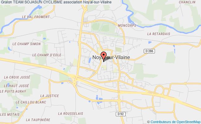 plan association Team Sojasun Cyclisme Noyal-sur-Vilaine