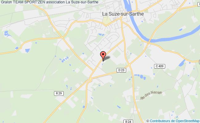 plan association Team Sport'zen La    Suze-sur-Sarthe