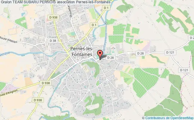 plan association Team Subaru Pernois Pernes-les-Fontaines