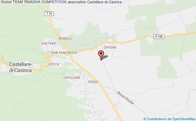 plan association Team Tavagna Competition Castellare-di-Casinca