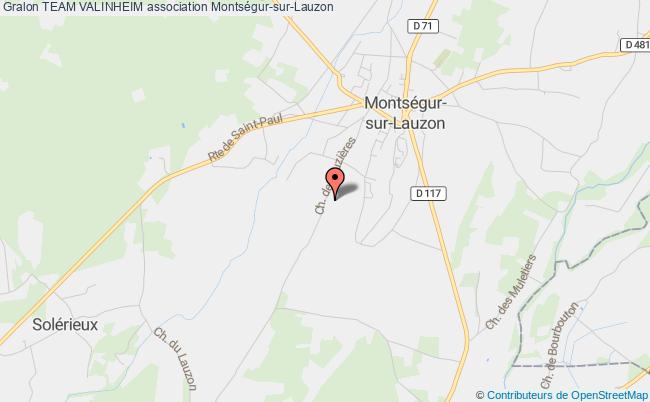 plan association Team Valinheim Montségur-sur-Lauzon