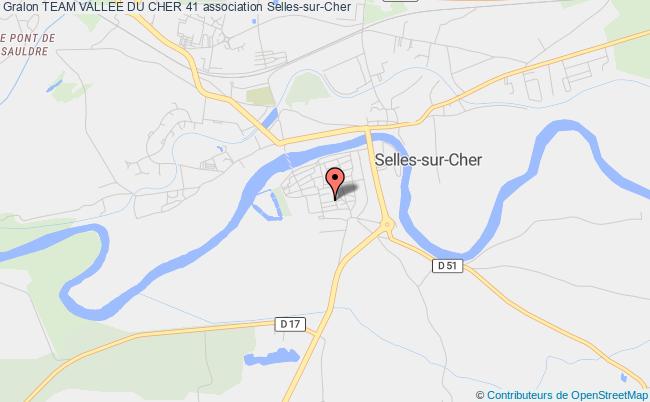 plan association Team Vallee Du Cher 41 Selles-sur-Cher
