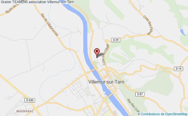 plan association Team245 Villemur-sur-Tarn