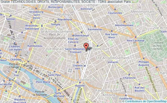 plan association Technologies, Droits, Responsabilites, Societe - Tdrs Paris