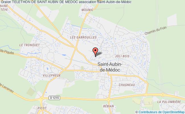 plan association Telethon De Saint Aubin De Medoc Saint-Aubin-de-Médoc
