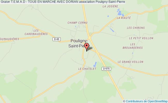 plan association T.e.m.a.d - Tous En Marche Avec Dorian Pouligny-Saint-Pierre