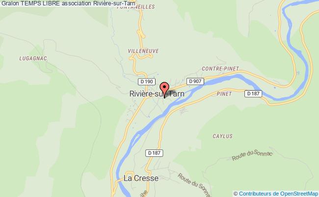 plan association Temps Libre Rivière-sur-Tarn
