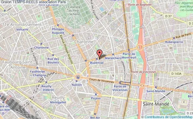 plan association Temps-reels Paris