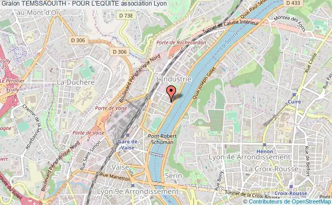 plan association Temssaouith - Pour L'equite Lyon 9e Arrondissement