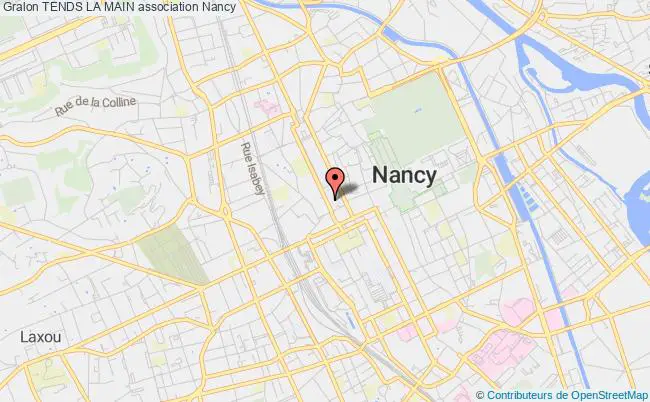 plan association Tends La Main Nancy