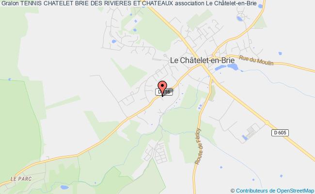 plan association Tennis Chatelet Brie Des Rivieres Et Chateaux Le    Châtelet-en-Brie