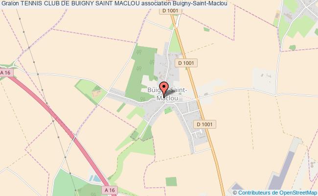 plan association Tennis Club De Buigny Saint Maclou Buigny-Saint-Maclou