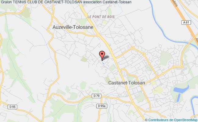 plan association Tennis Club De Castanet-tolosan Castanet-Tolosan