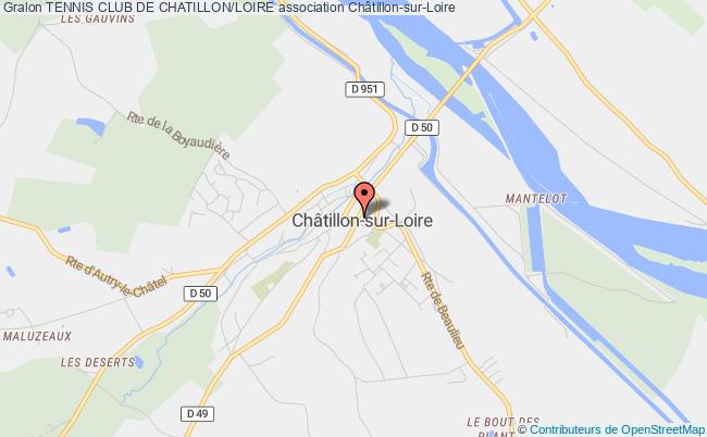 plan association Tennis Club De Chatillon/loire Châtillon-sur-Loire