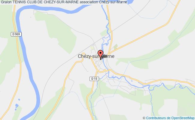 plan association Tennis Club De Chezy-sur-marne Chézy-sur-Marne