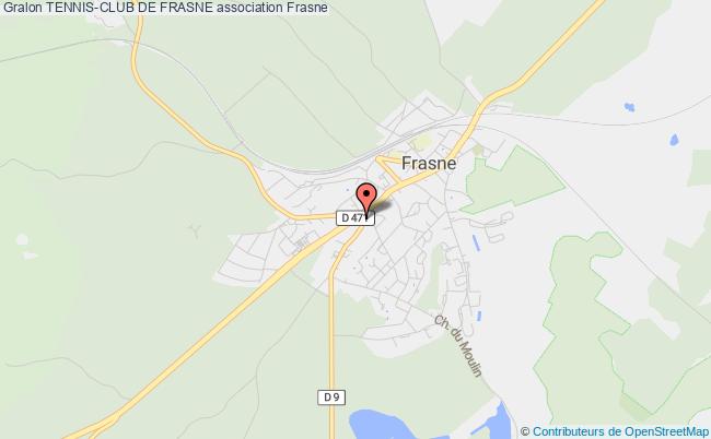 plan association Tennis-club De Frasne Frasne