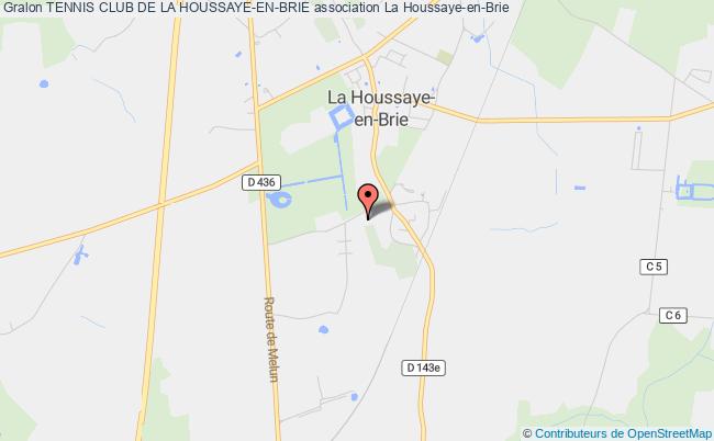 plan association Tennis Club De La Houssaye-en-brie La    Houssaye-en-Brie