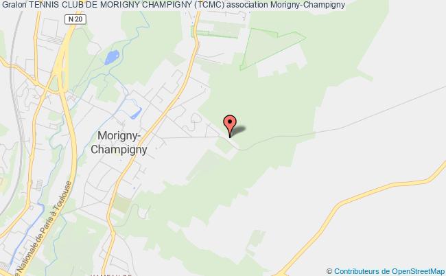 plan association Tennis Club De Morigny Champigny (tcmc) Morigny-Champigny