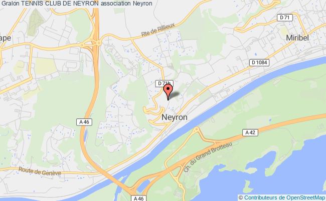 plan association Tennis Club De Neyron Neyron