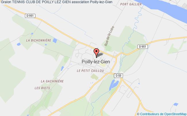 plan association Tennis Club De Poilly Lez Gien Poilly-lez-Gien