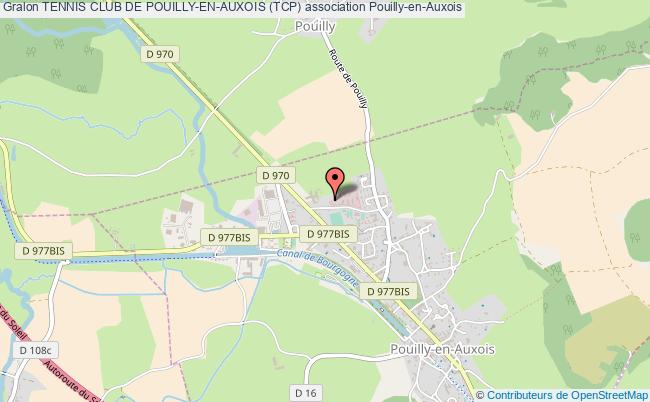 plan association Tennis Club De Pouilly-en-auxois (tcp) Pouilly-en-Auxois