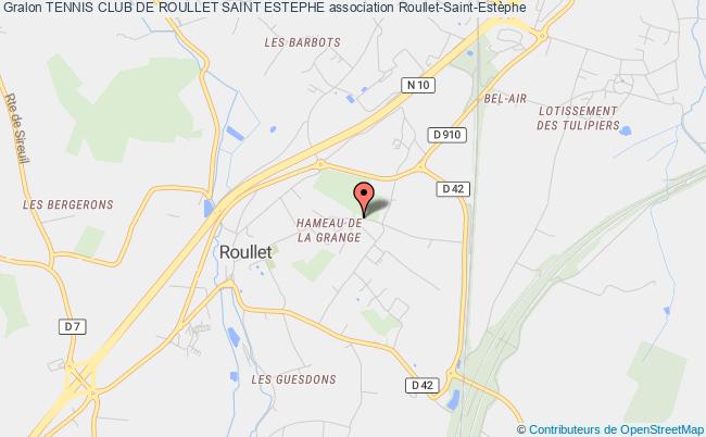 plan association Tennis Club De Roullet Saint Estephe Roullet-Saint-Estèphe