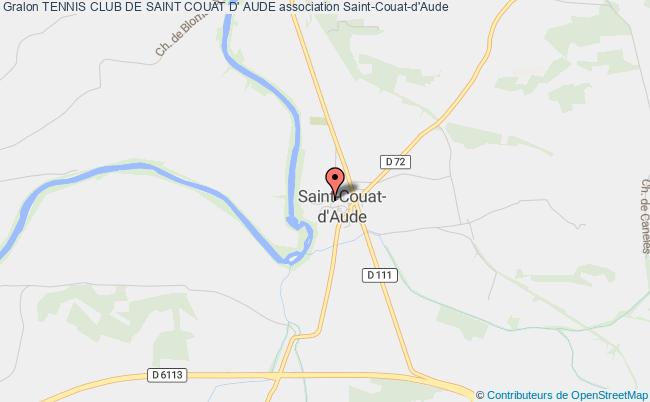 plan association Tennis Club De Saint Couat D' Aude Saint-couat d'aude