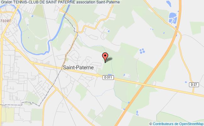 plan association Tennis-club De Saint Paterne Saint-Paterne