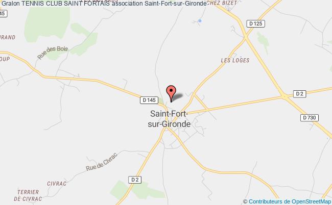plan association Tennis Club Saint Fortais Saint-Fort-sur-Gironde