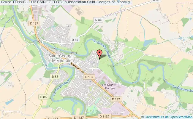 plan association Tennis Club Saint Georges Saint-Georges-de-Montaigu