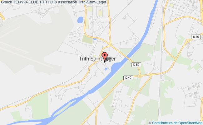 plan association Tennis-club Trithois Trith-Saint-Léger